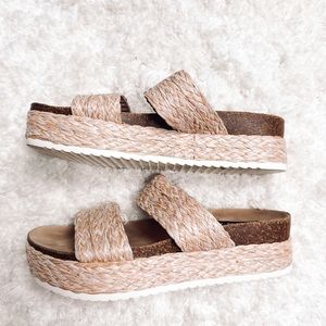 Aqua Bloomingdale’s espadrilles
